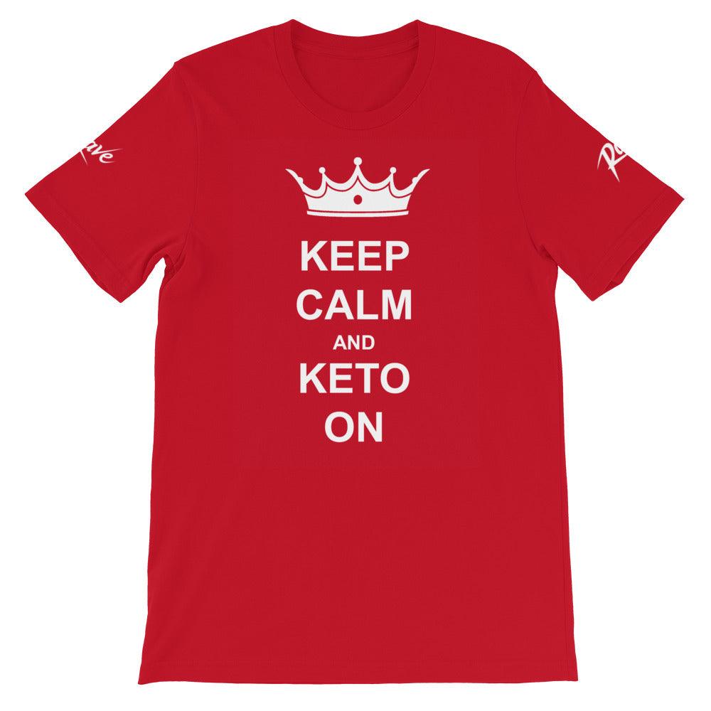 Keep Calm & Keto On T-Shirt - ravefoods