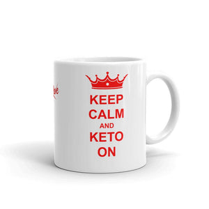 Keep Calm & Keto On Mug - ravefoods