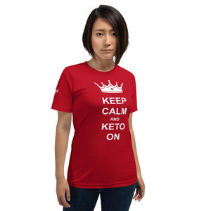 Keep Calm & Keto On T-Shirt - ravefoods