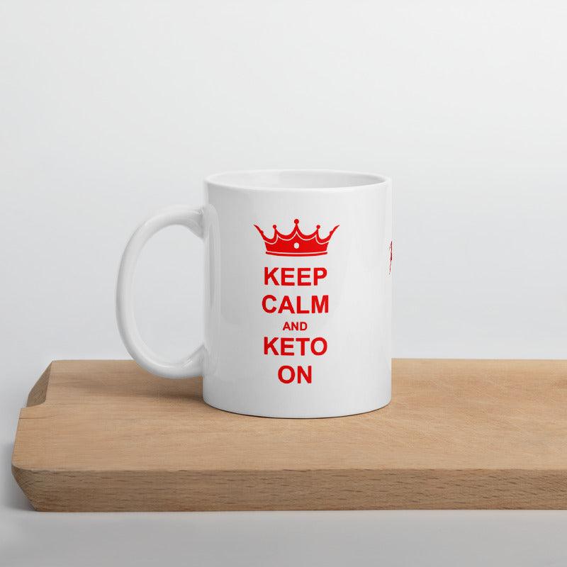 Keep Calm & Keto On Mug - ravefoods